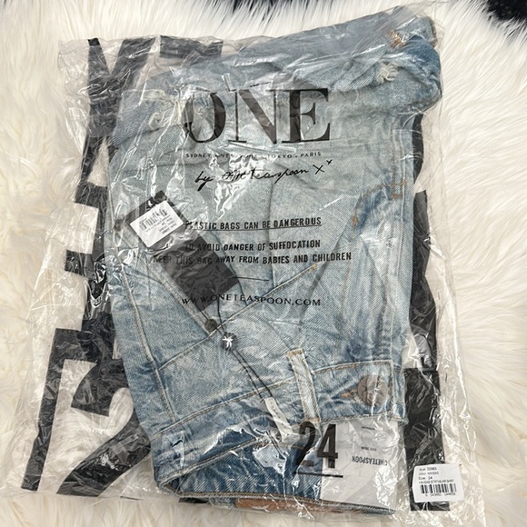 One TEASPOON Kansas Streetwalker Denim Shorts Size 24 - Picture 7 of 9